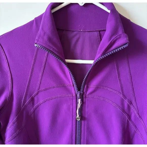 Lululemon - Define Front Zip Jacket Purple, Size 6 - Picture 5 of 5